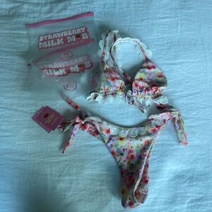 Strawberry Milk Bob Bikini